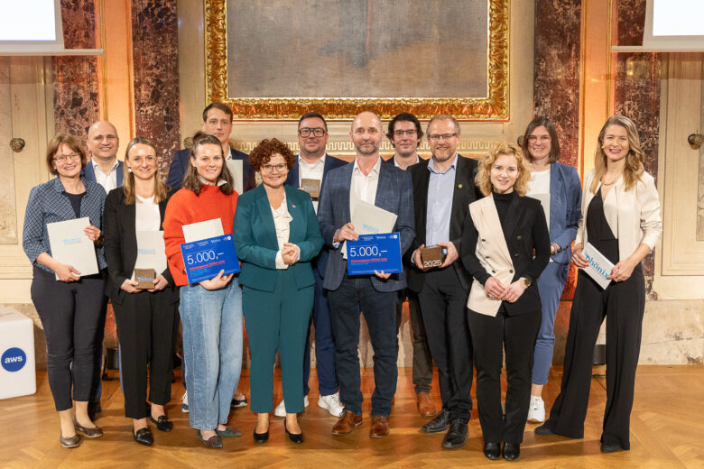 Preisverleihung des österreichischen Gründungspreises PHÖNIX. © Austria Wirtschaftsservice GmbH/APA-Fotoservice/Martin Lusser