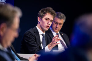 Arthur Mensch, Co-Founder and Chief Executive Officer, Mistral AI. ©2026 World Economic Forum / Ciaran McCrickard.