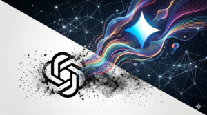 Gemini greift nach ChatGPT. © Nano Banana 2 / Trending Topics