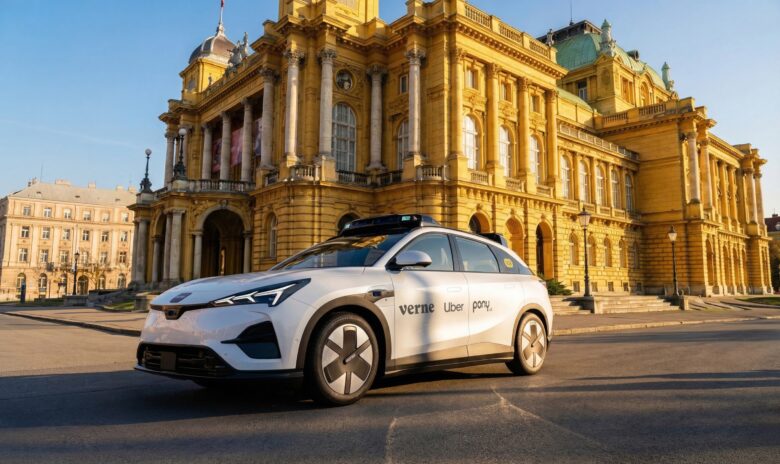 Robotaxi in Croatia. © Uber