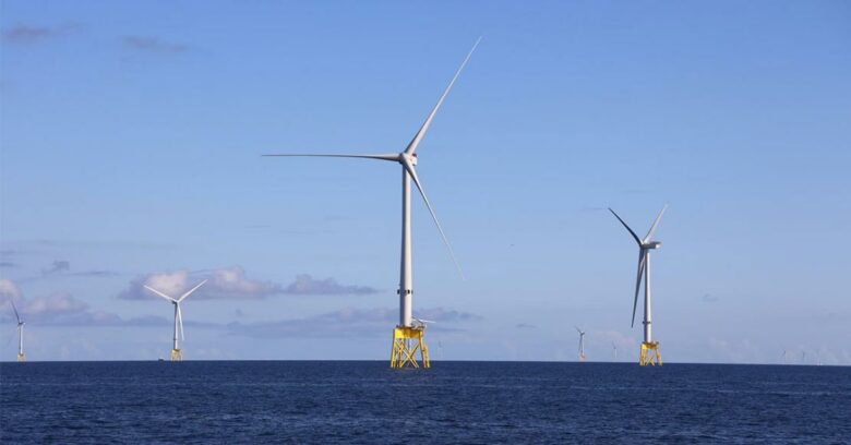 Offshore wind turbines. © Total Energies