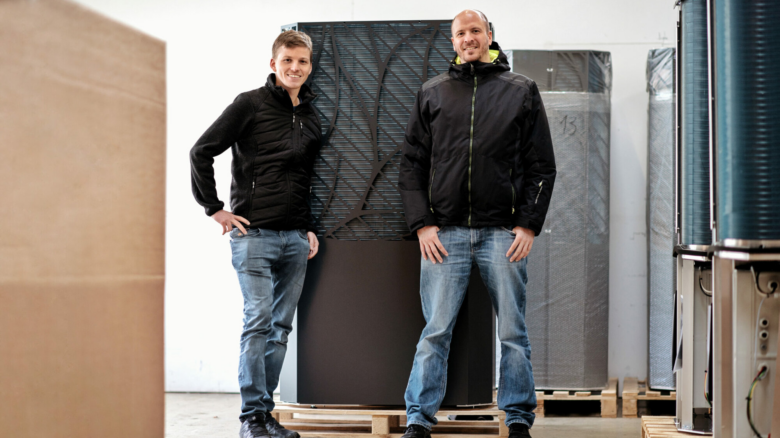 Die Lambda-Geschäftsführer Florian Entleitner und Florian Fuchs © Lambda Wärmepumpen