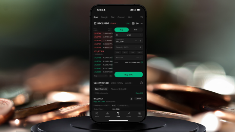 The KuCoin App. © KuCoin / Canva