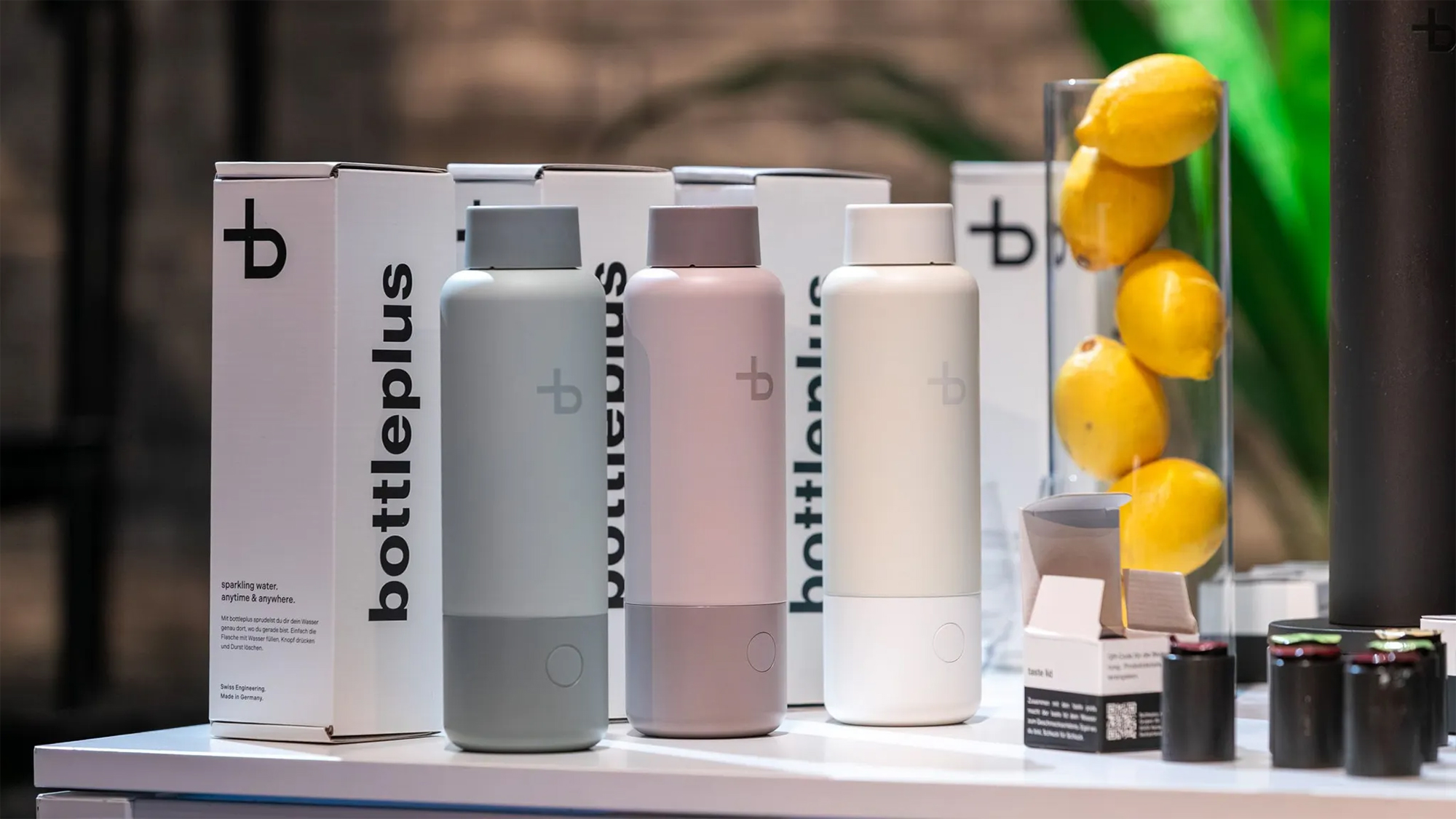 bottleplus: Diese smarte Flasche macht unterwegs aus Leitungswasser frisches Sodawasser