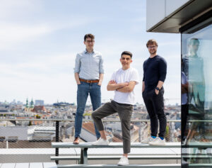 Johannes Brandstetter, Miks Mikelsons & Dennis Just. © Emmi AI