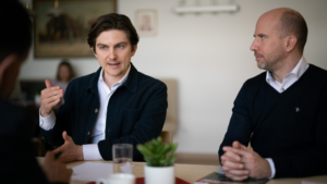 Korbinian Kasinger und Matthias Moldaschl von kW-Solutions © Paul Gruber