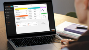 ConsentFlow am Notebook. © ConsentFlow