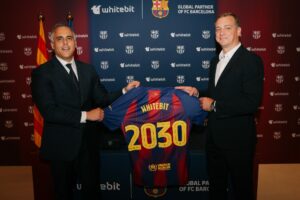 WhiteBIT is crypto sponsor of FC Barcelona. © WhiteBIT