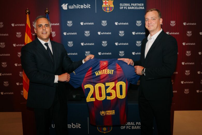 WhiteBIT is crypto sponsor of FC Barcelona. © WhiteBIT