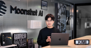 Yang Zhilin of Moonshot AI. © Moonshot AI