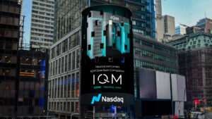 IQM at Nasdaq. © IQM Quantum Computers