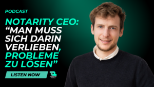 Jakobus Schuster von notarity. © notarity / Trending Topics