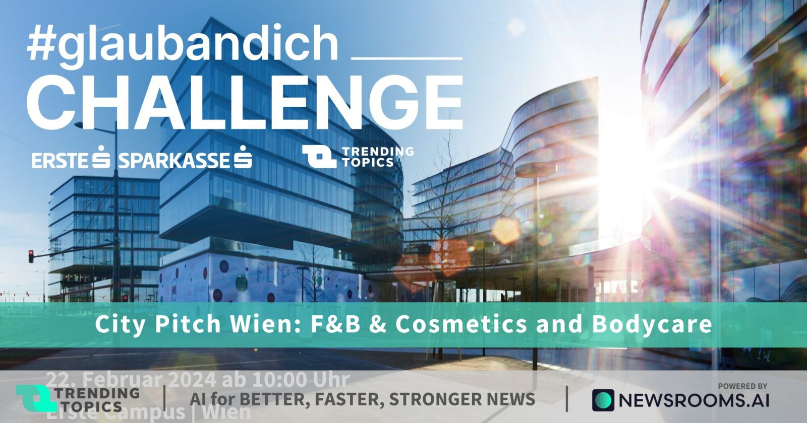 #glaubandich CHALLENGE Finale am 28.04.2025 am Erste Campus Wien - TOP ...