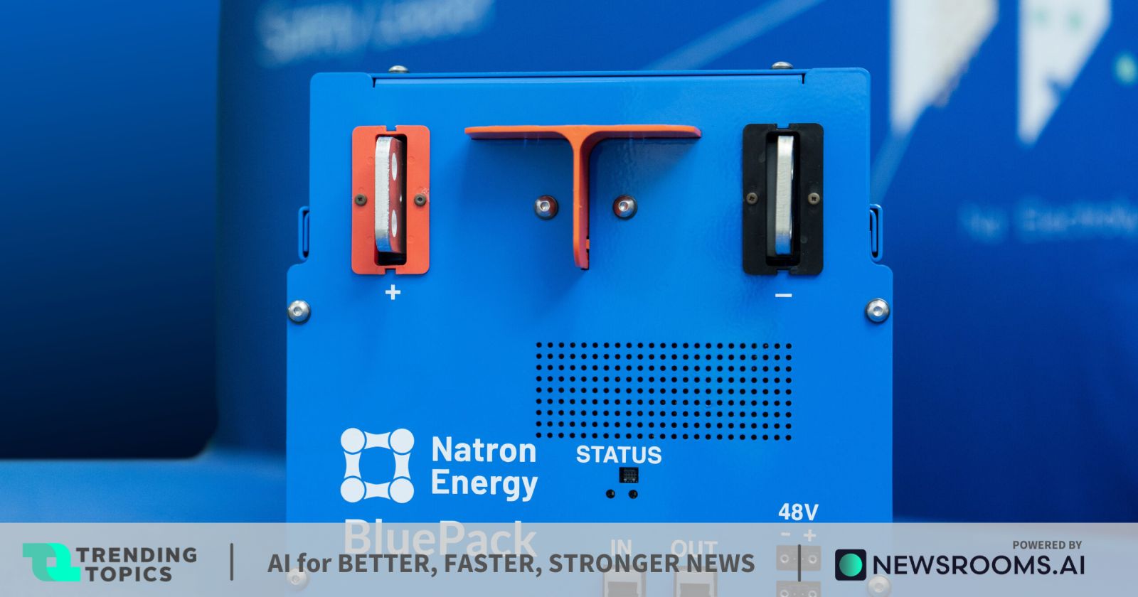 Natron Energy begins mass production of sodium-ion batteries in the USA