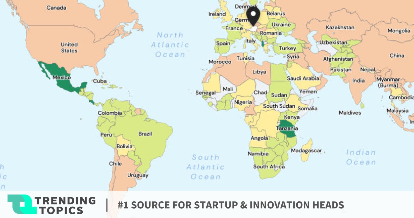 Interactive map shows where you can travel now and under what conditions